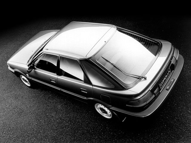 Toyota Corolla 1987. Carrosserie, extérieur. Liftback, 6 génération
