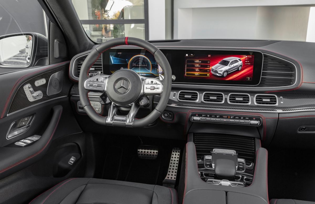 Mercedes GLE AMG 2019. Dashboard. SUV 5-doors, 2 generation