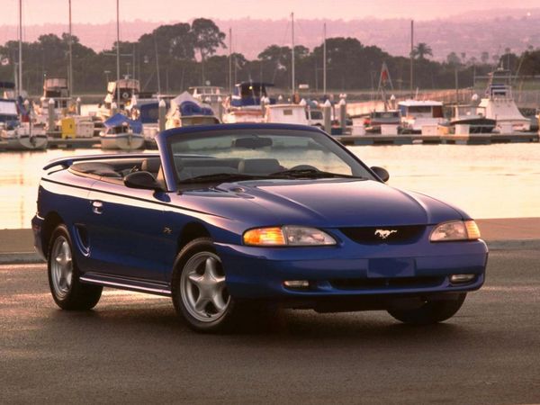 Ford Mustang 1993. Carrosserie, extérieur. Cabriolet, 4 génération
