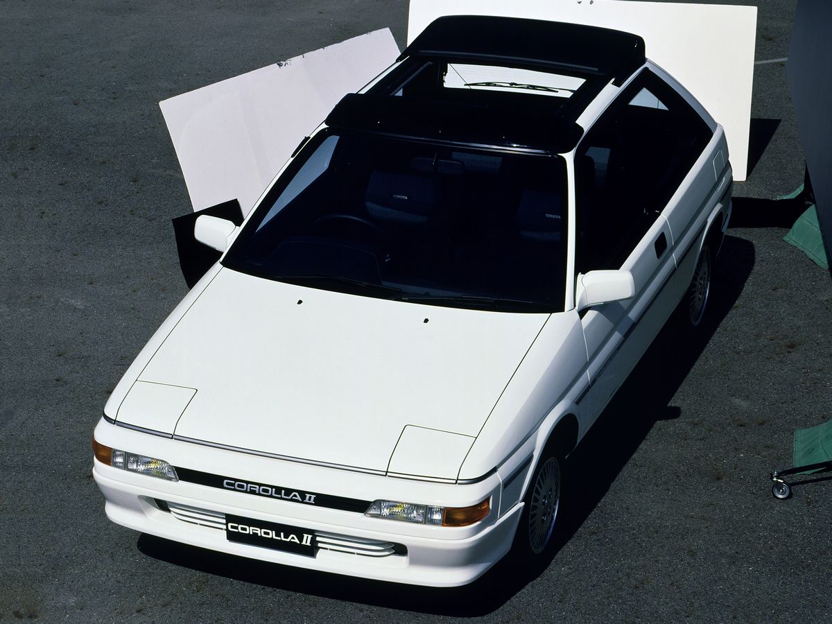 Toyota Corolla II 1986. Carrosserie, extérieur. Hatchback 3-portes, 2 génération