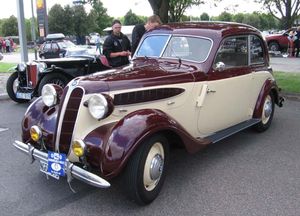 BMW 321 1937. Carrosserie, extérieur. Berline 2-portes, 1 génération