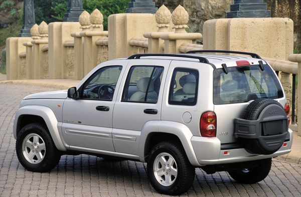 Jeep Cherokee 2001. Carrosserie, extérieur. VUS 5-portes, 3 génération