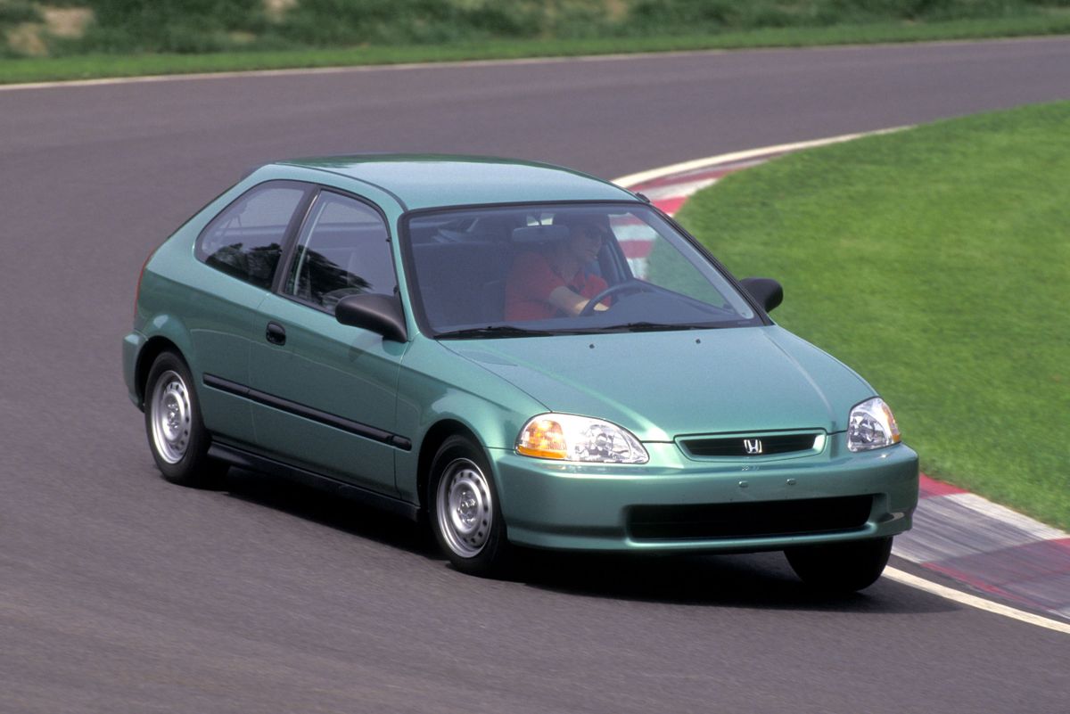 Honda Civic (USA) 1996. Bodywork, Exterior. Hatchback 3-door, 6 generation