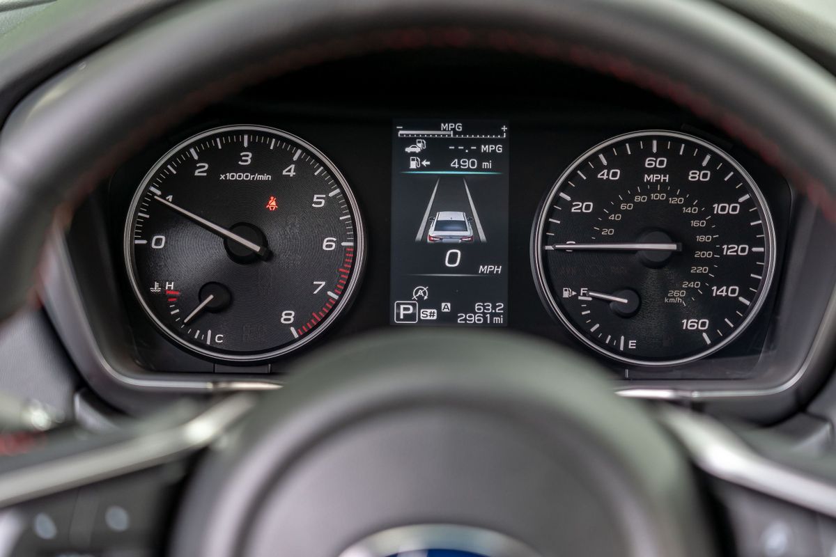 Subaru Legacy 2019. Dashboard. Sedan, 7 generation