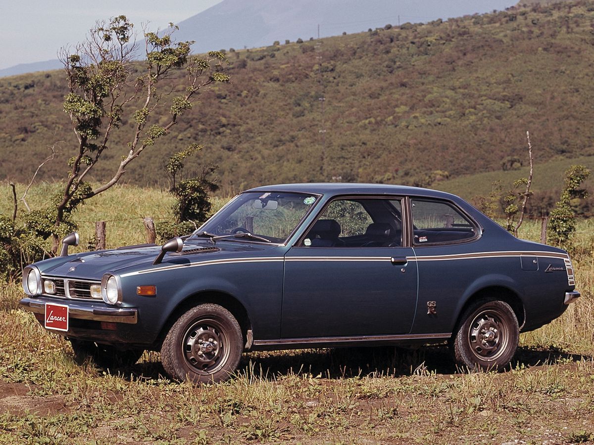 מיצובישי  לאנסר 1973. מרכב, צורה. קופה, 1 דור