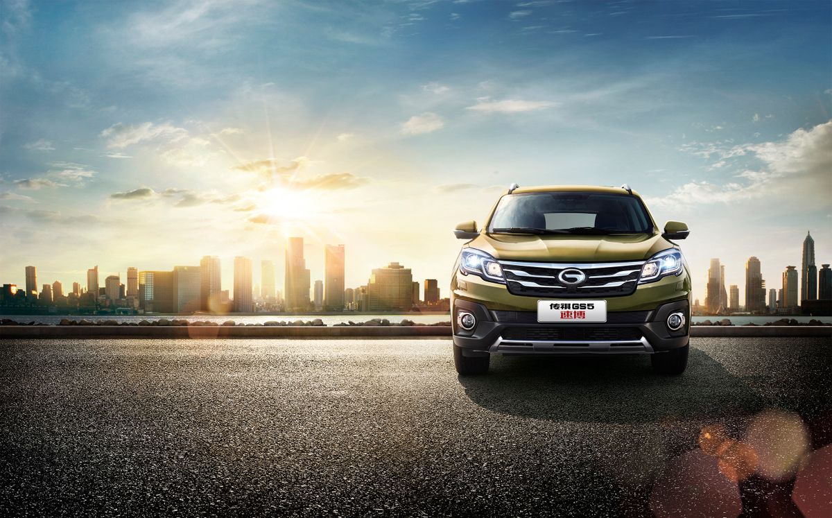 GAC GS5 2014. الهيكل، المظهر الخارجي. SUV ٥ أبواب, 1 الجيل، تحديث