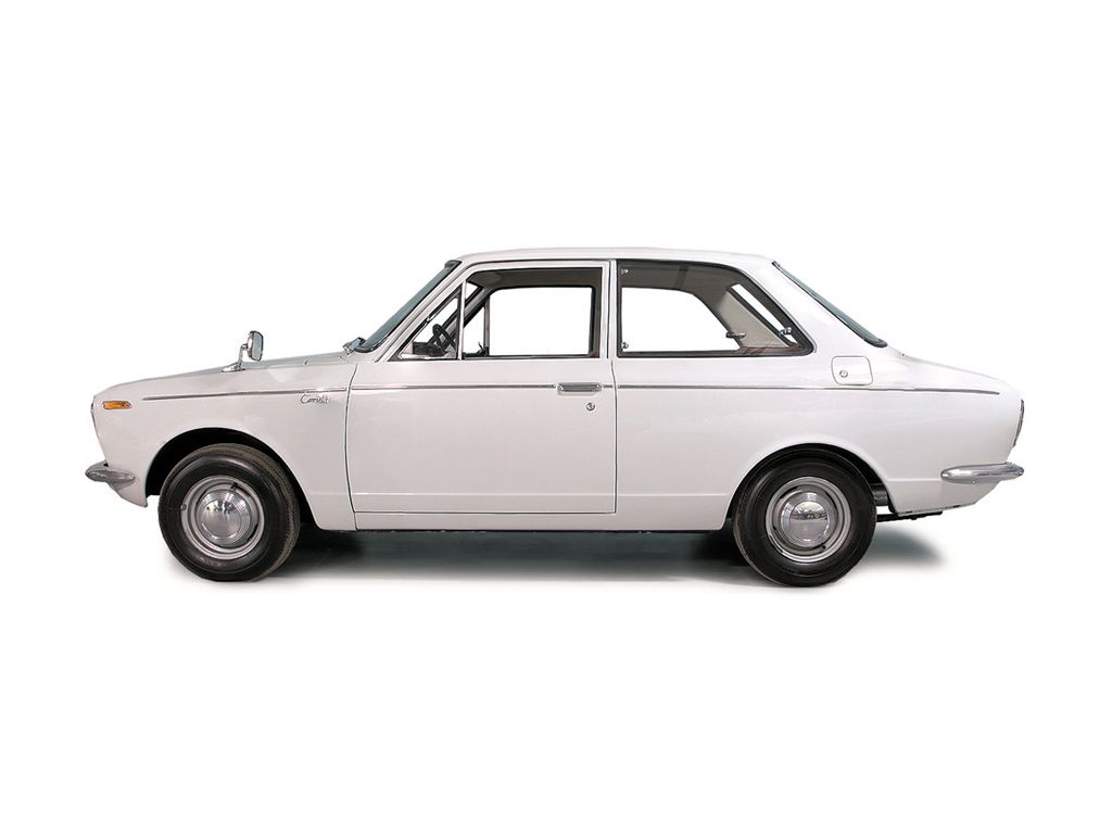 טויוטה קורולה ‏1966. מרכב, צורה. סדאן 2 דלתות, 1 דור