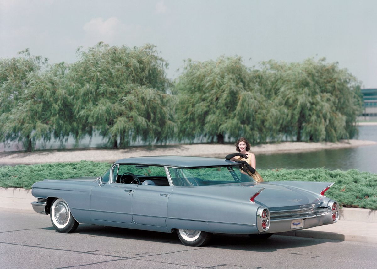 Cadillac Series 62 1959. Carrosserie, extérieur. Berline, 6 génération