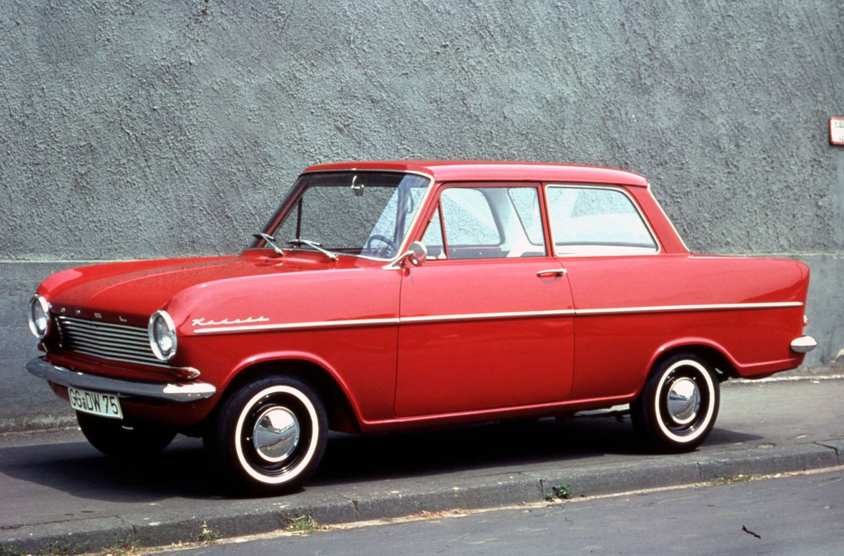 אופל קאדט 1962. מרכב, צורה. סדאן 2 דלתות, 1 דור