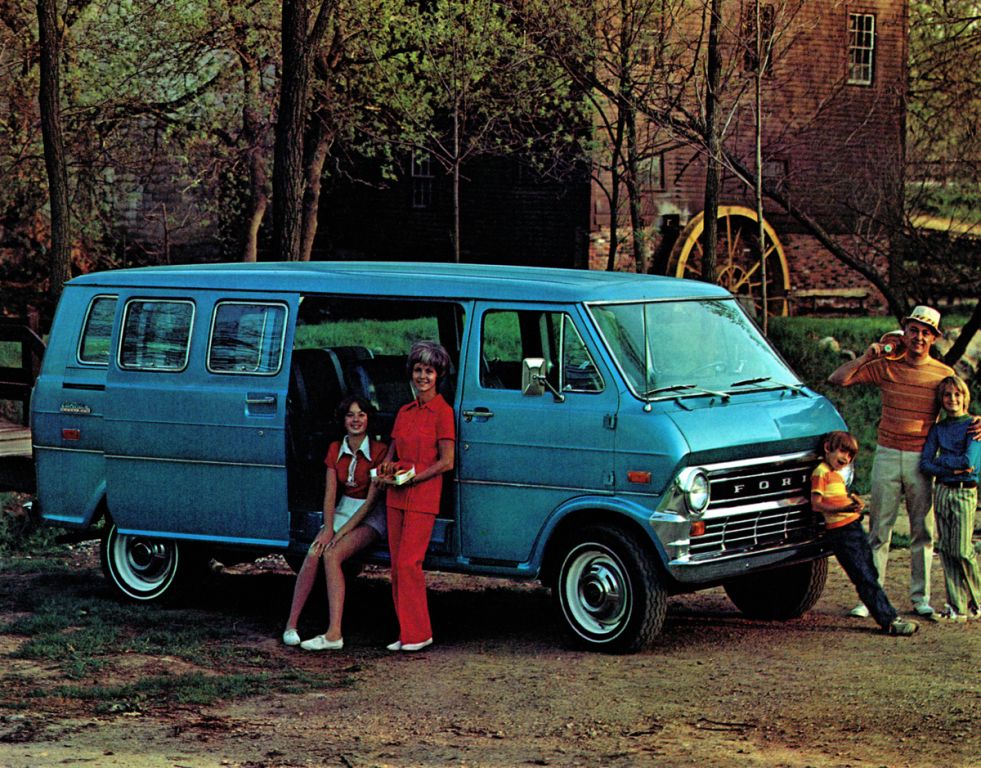 Ford Econoline 1968. Carrosserie, extérieur. Monospace, 2 génération