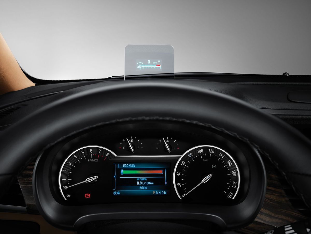 Buick GL8 2017. Dashboard. Minivan, 3 generation