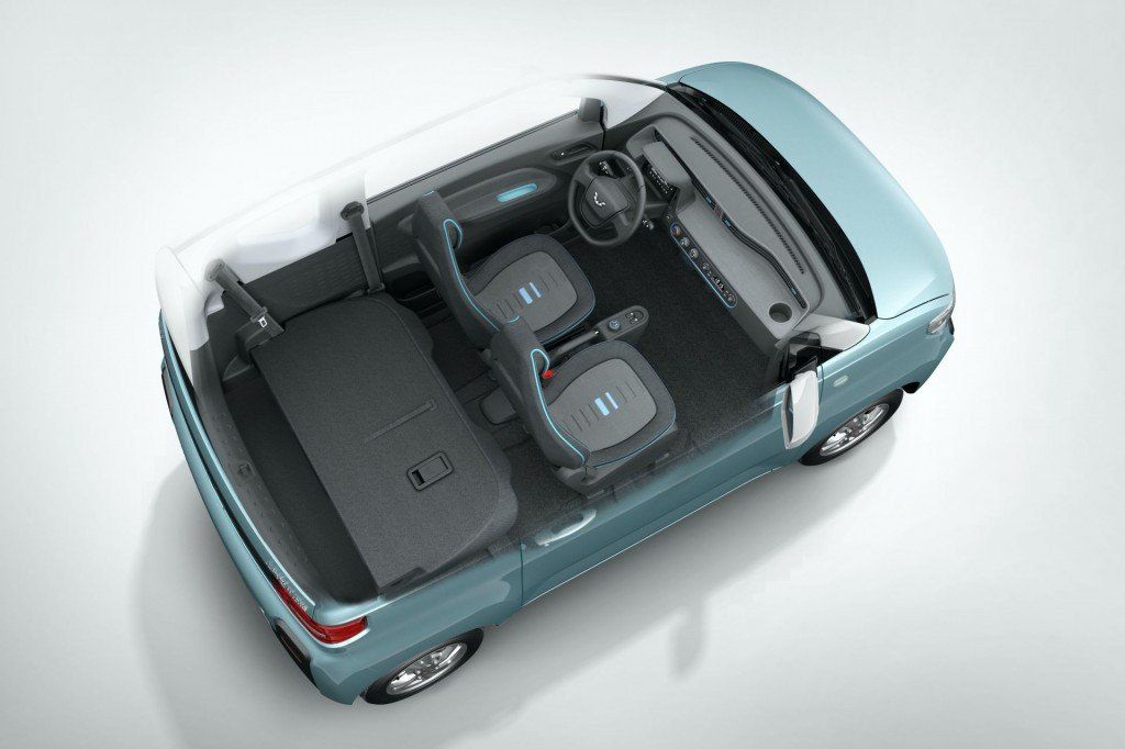וולינג Mini EV ‏2022. מרחב פנימי, סלון הרכב. מיני 3 דלתות, 1 דור