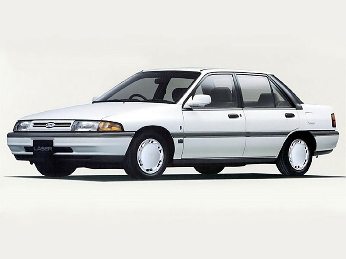 Ford Laser 1985. Carrosserie, extérieur. Berline, 2 génération