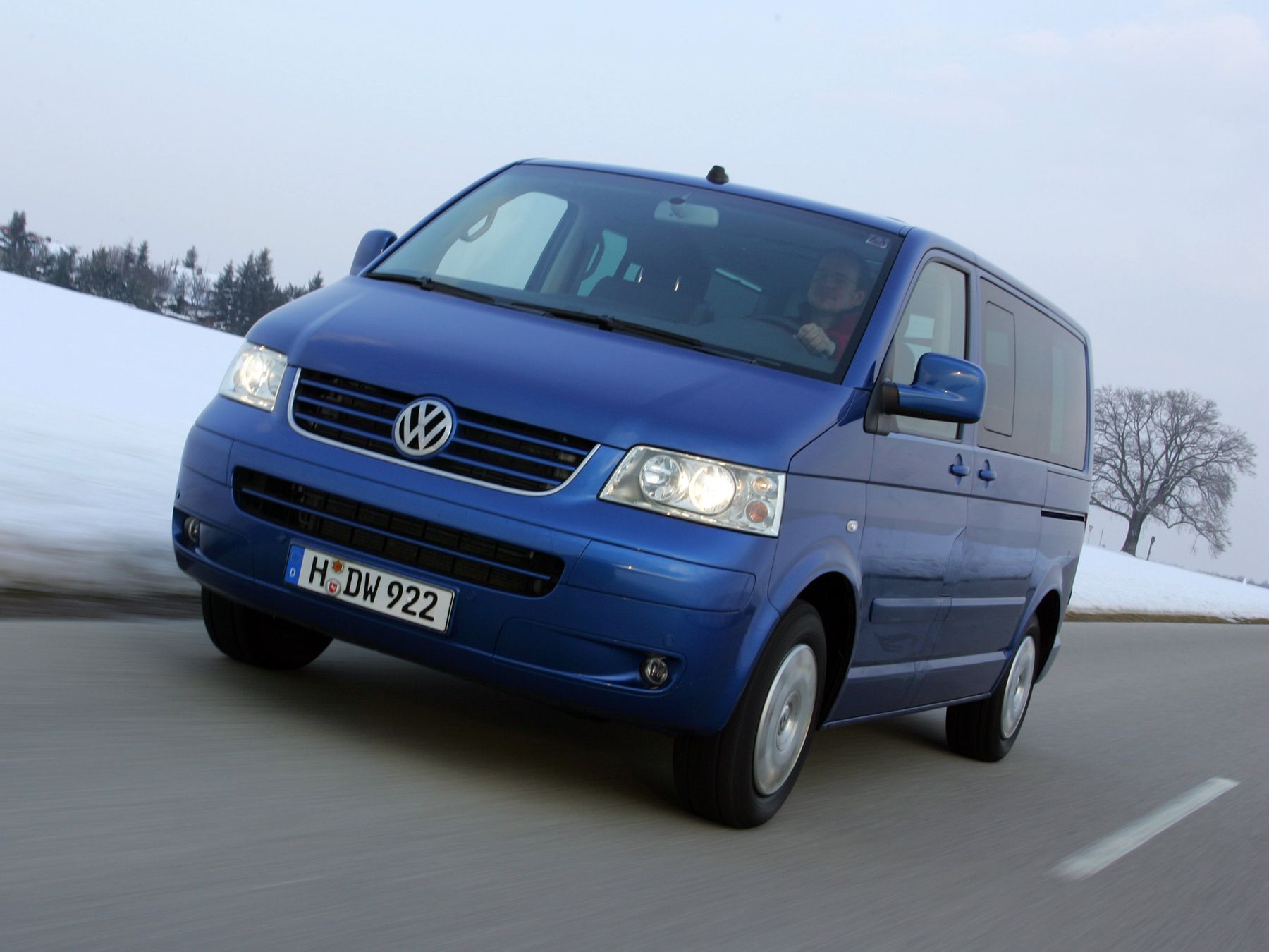 Volkswagen Transporter van dimensions (2003-2009), capacity