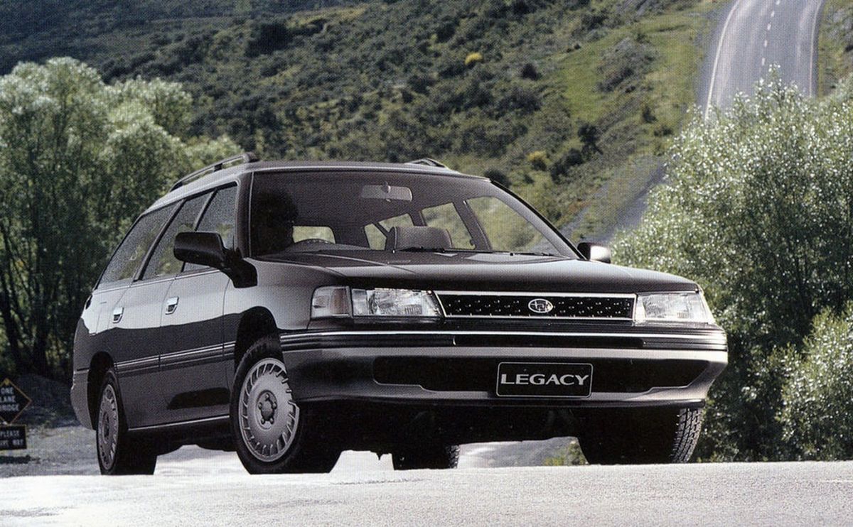 Subaru Legacy 1989. Carrosserie, extérieur. Break 5-portes, 1 génération