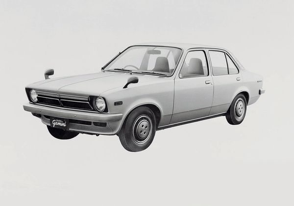 Isuzu Gemini 1974. Carrosserie, extérieur. Berline, 1 génération