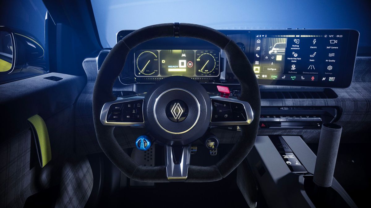 Renault 5. Панель приборов.