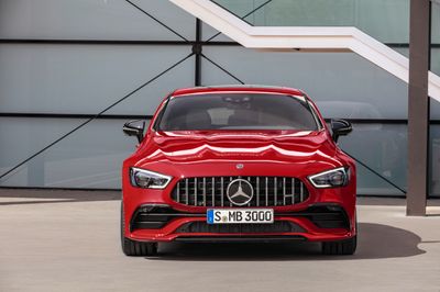 Мерседес AMG GT 2018. Кузов, экстерьер. Лифтбэк, 1 поколение, рестайлинг