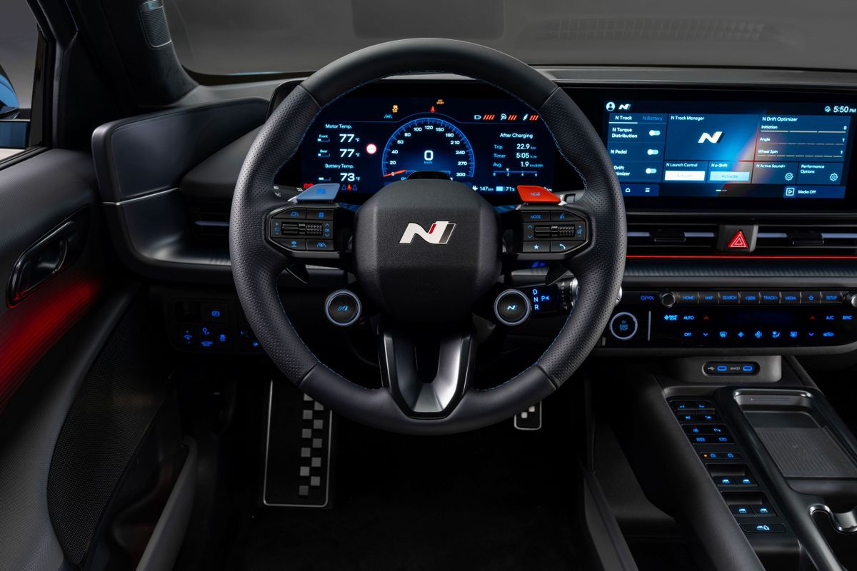 Hyundai IONIQ 6 N 2025. Панель приборов. Седан, 1 поколение