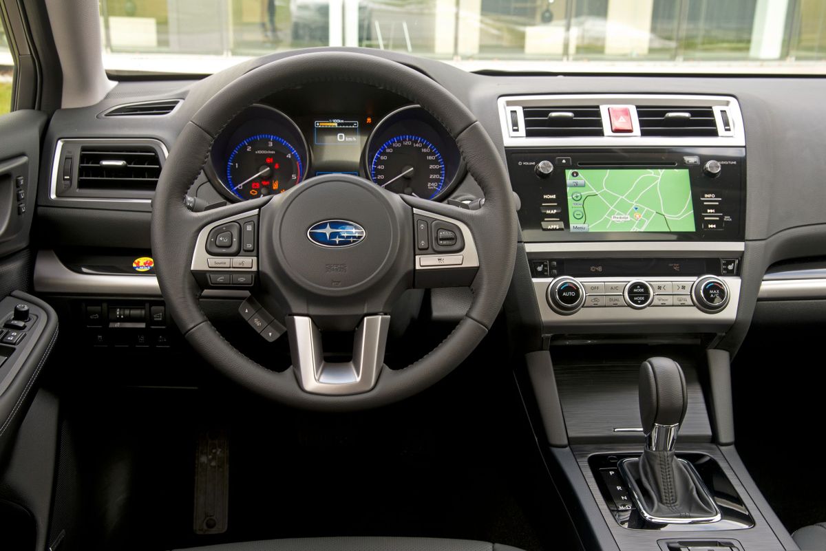 Subaru Outback 2014. Dashboard. Estate 5-door, 5 generation