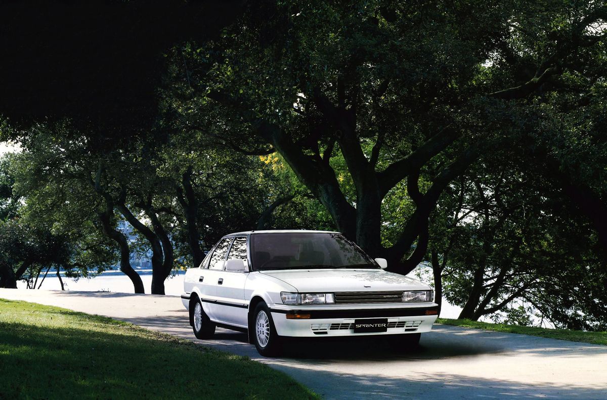 Toyota Sprinter 1987. Carrosserie, extérieur. Berline, 6 génération