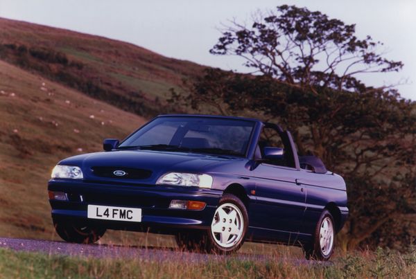 Ford Escort 1991. Carrosserie, extérieur. Cabriolet, 5 génération, restyling 1