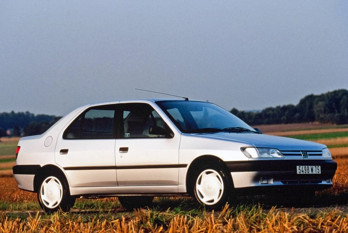 Peugeot 306 1994. Carrosserie, extérieur. Berline, 1 génération