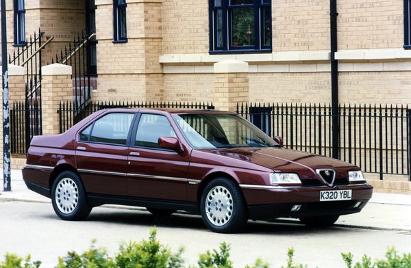 Alfa Romeo 164 1993. Carrosserie, extérieur. Berline, 1 génération, restyling