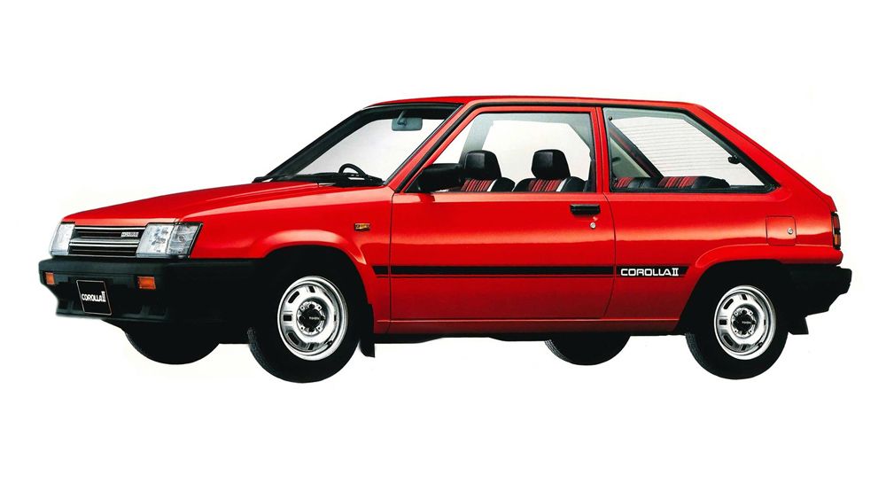 Toyota Corolla II 1982. Carrosserie, extérieur. Hatchback 3-portes, 1 génération