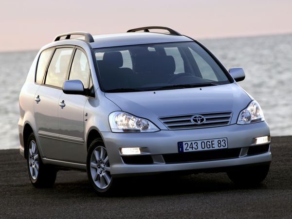 Toyota Avensis Verso 2003. Carrosserie, extérieur. Compact Van, 1 génération, restyling