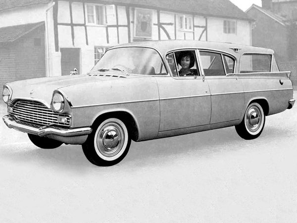 Vauxhall Velox 1957. Carrosserie, extérieur. Break 5-portes, 3 génération