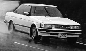 Toyota Mark II 1984. Carrosserie, extérieur. Berline sans pilier central, 5 génération
