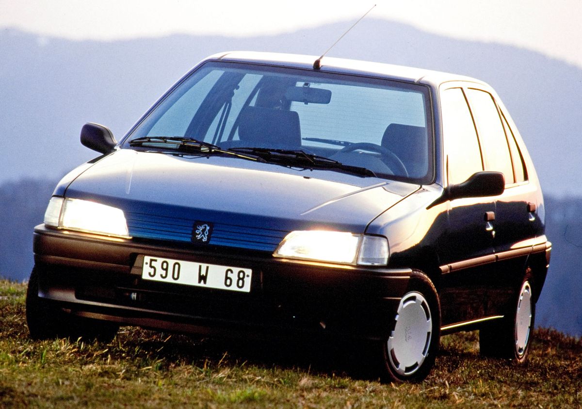 פיג'ו 106 1991. מרכב, צורה. מיני 5 דלתות, 1 דור