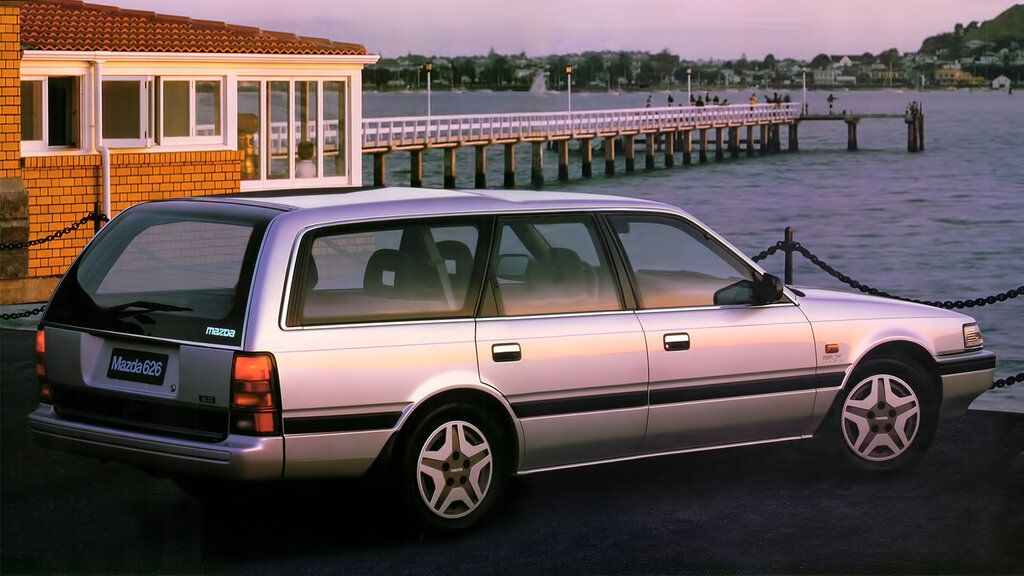 Mazda 626 1991. Carrosserie, extérieur. Break 5-portes, 4 génération