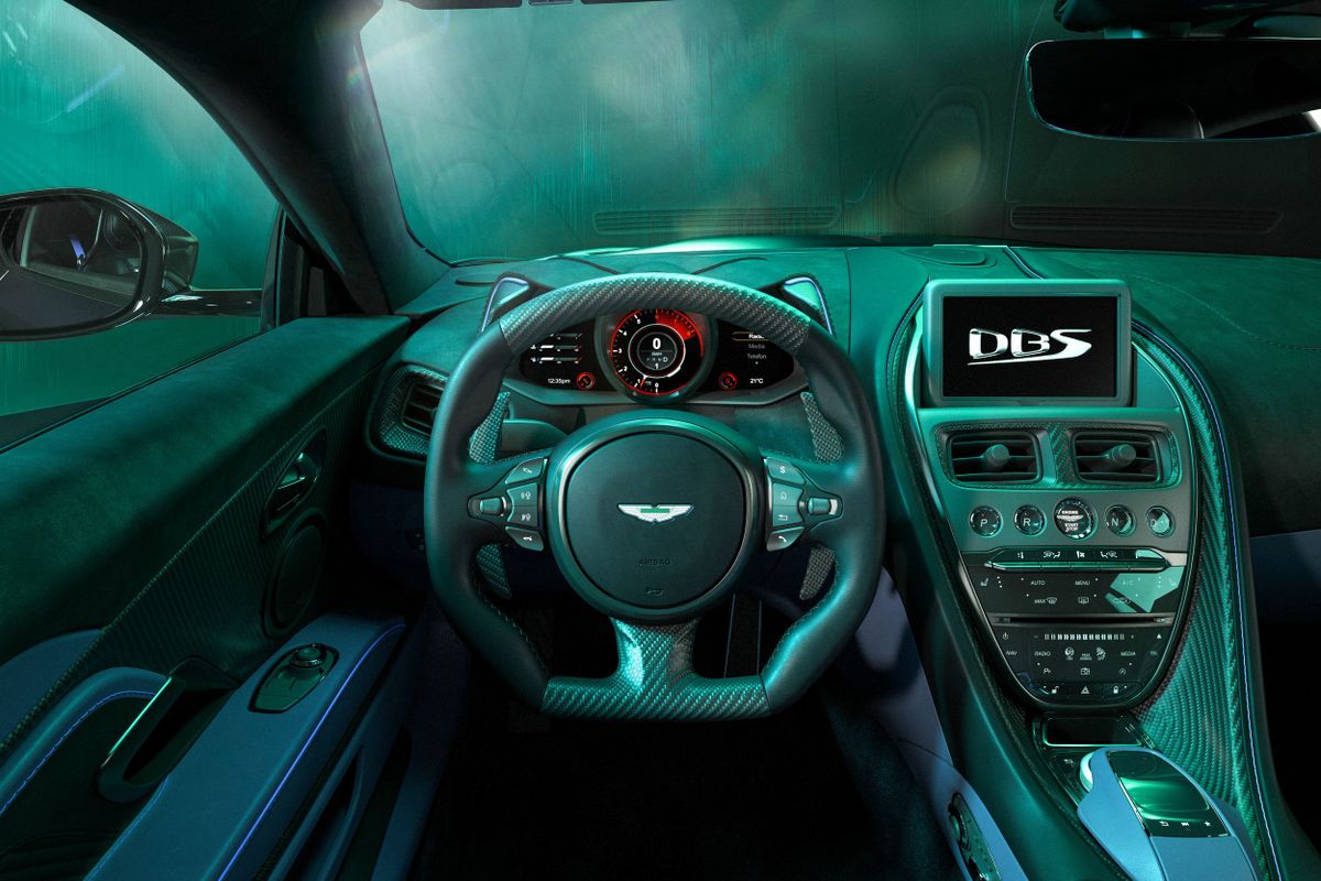 Aston Martin DBS 2018. Dashboard. Coupe, 3 generation