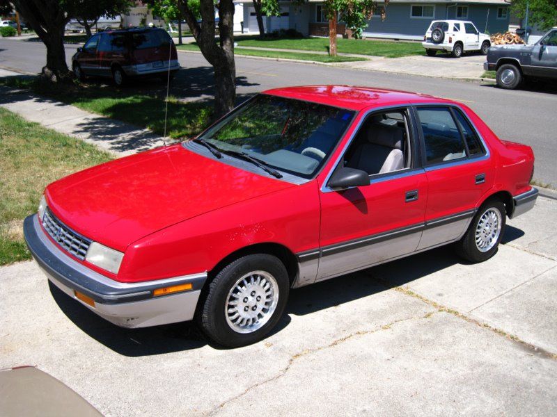 Plymouth Sundance 1986. Carrosserie, extérieur. Liftback, 1 génération