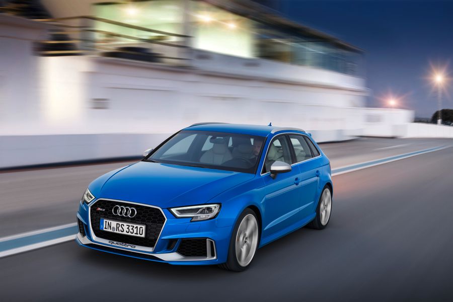 Audi RS3 Hatchback. 2 generation, restyling. In production since 2017.