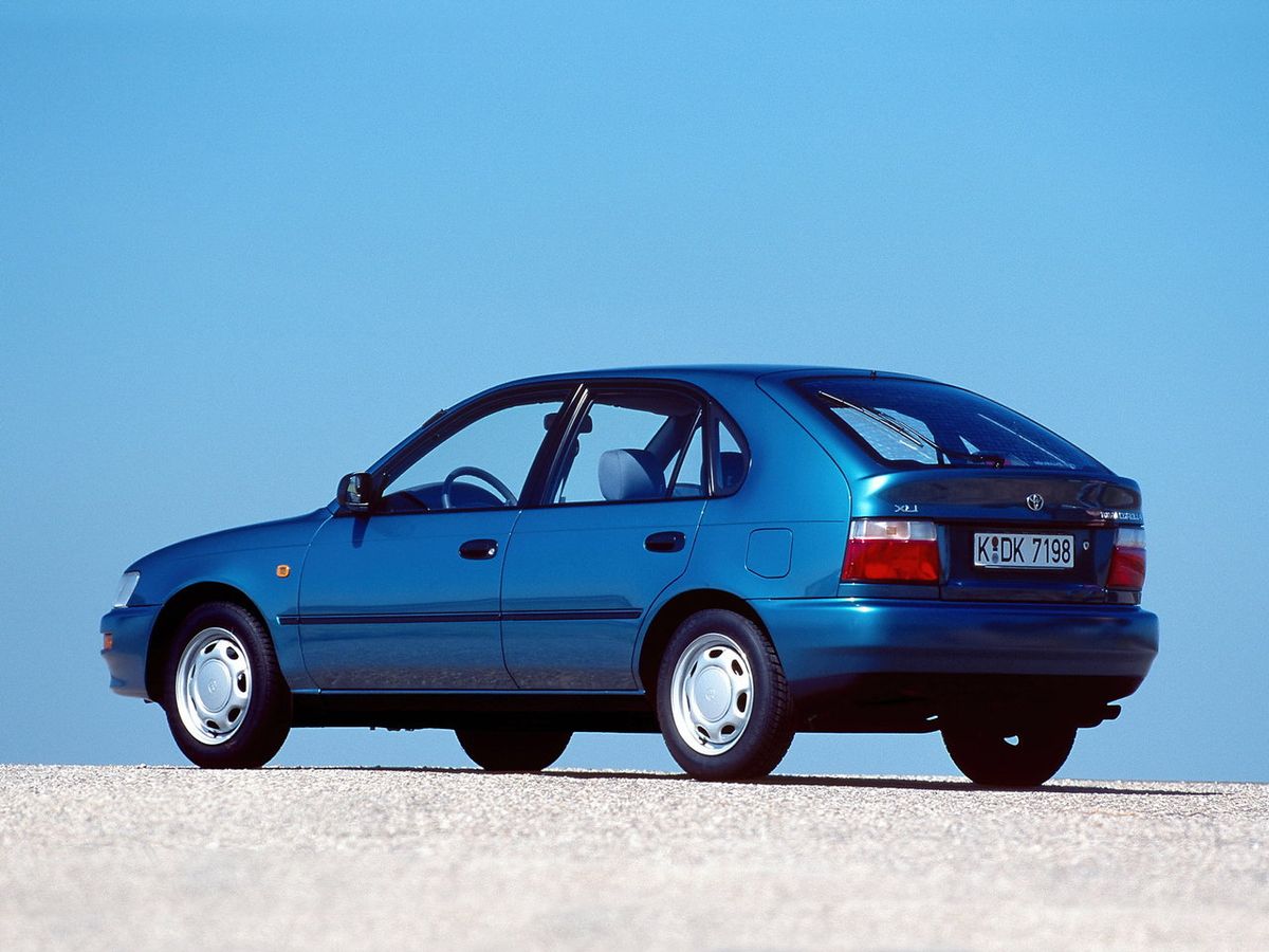 Toyota Corolla 1991. Carrosserie, extérieur. Hatchback 5-portes, 7 génération