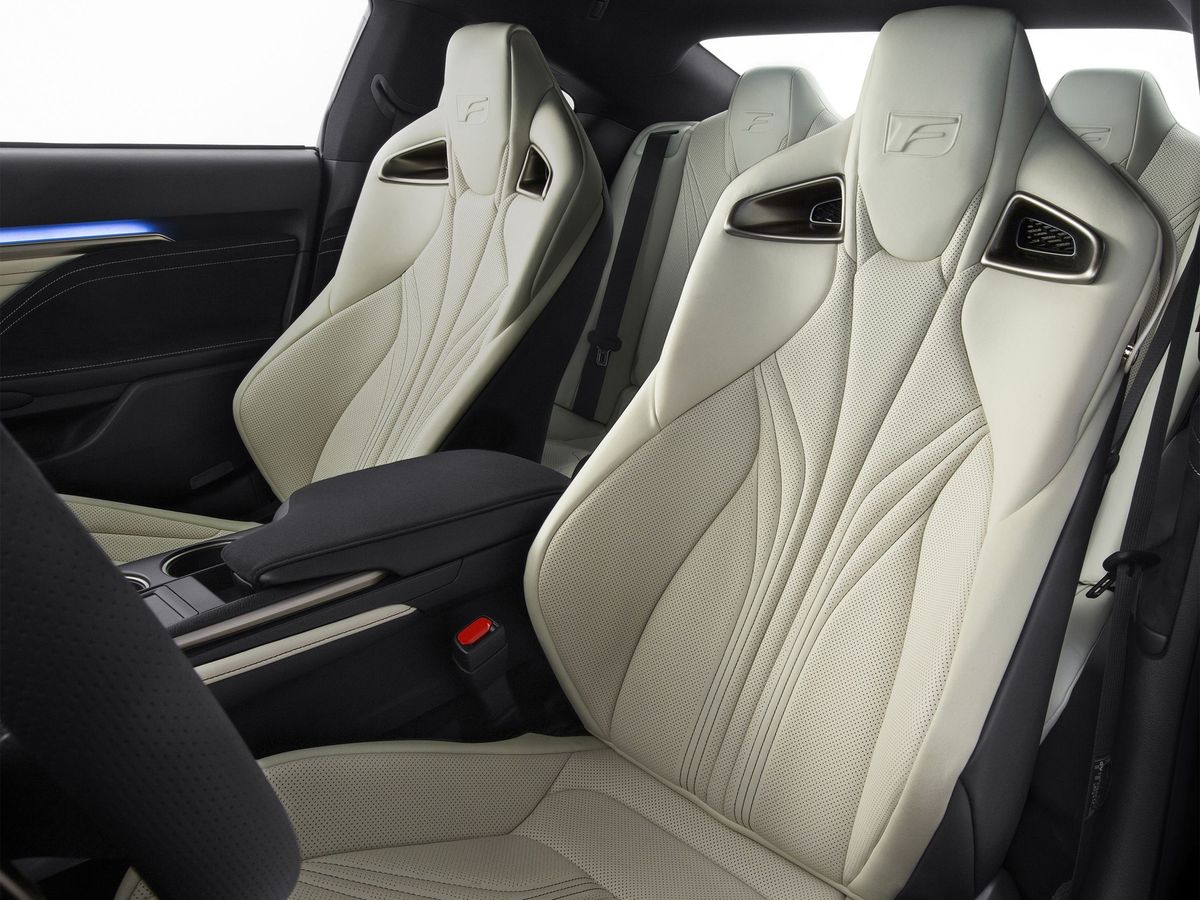 Lexus RC F 2014. Front seats. Coupe, 1 generation