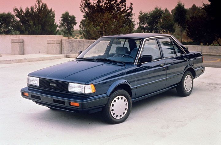 Nissan Sentra 1986. Bodywork, Exterior. Sedan, 2 generation