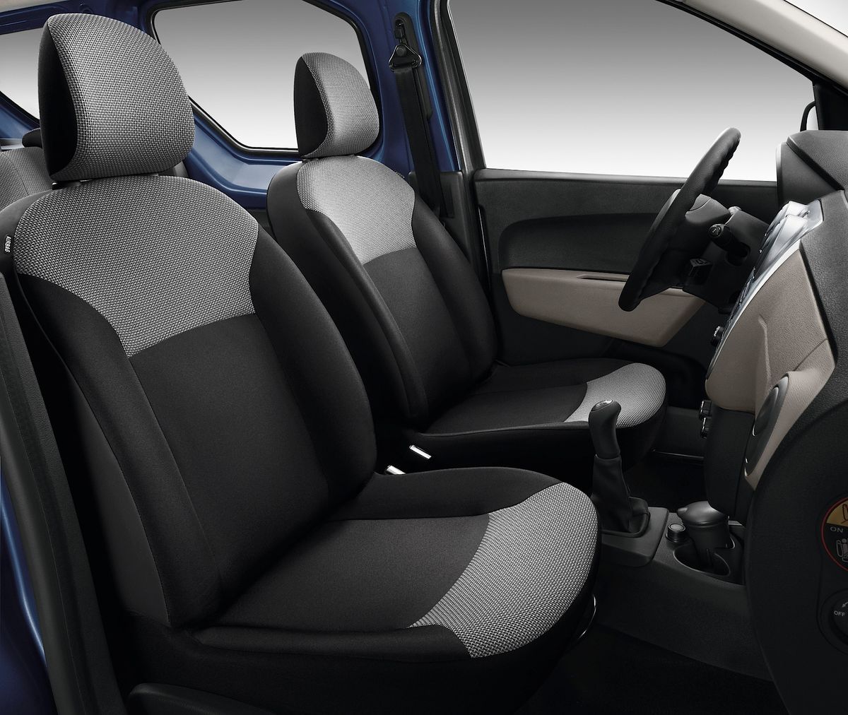 Dacia Dokker 2017. Front seats. Compact Van, 1 generation, restyling
