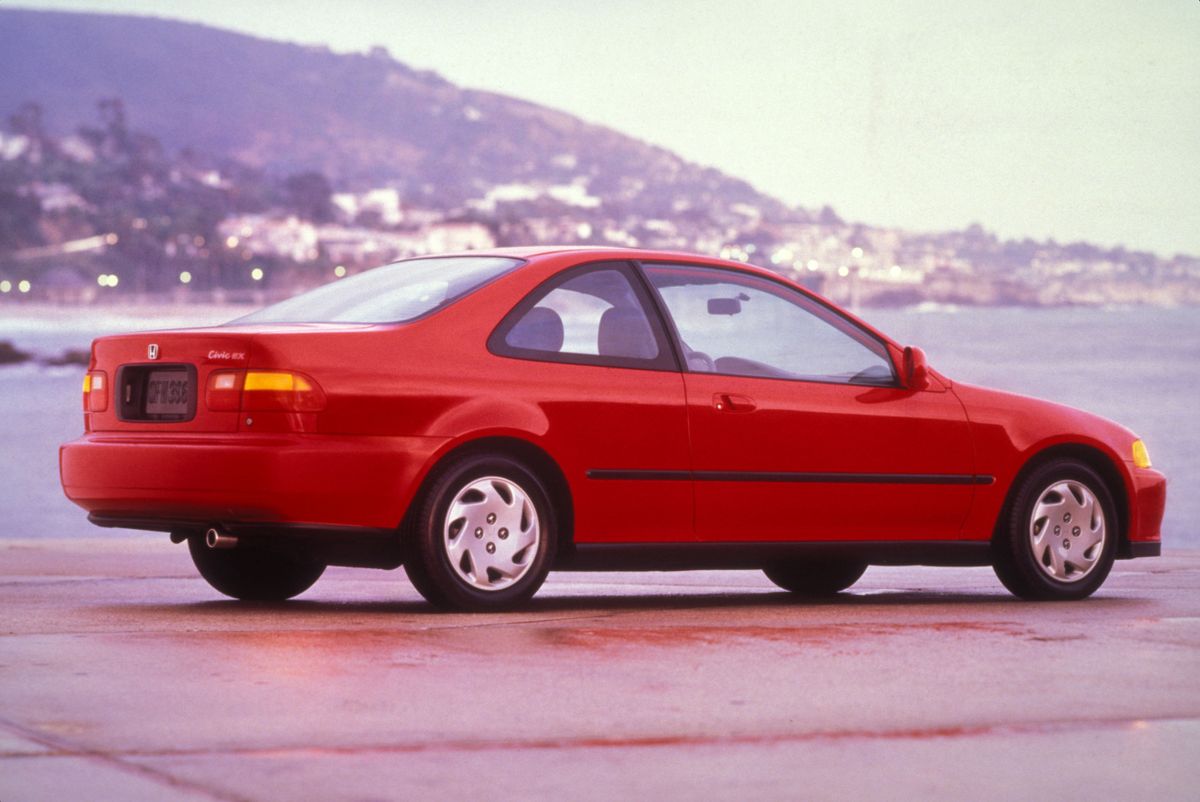 Honda Civic (USA) 1991. Carrosserie, extérieur. Coupé, 5 génération