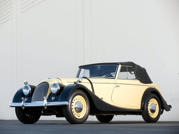 Morgan Plus 4 1950. Carrosserie, extérieur. Speedster, 1 génération