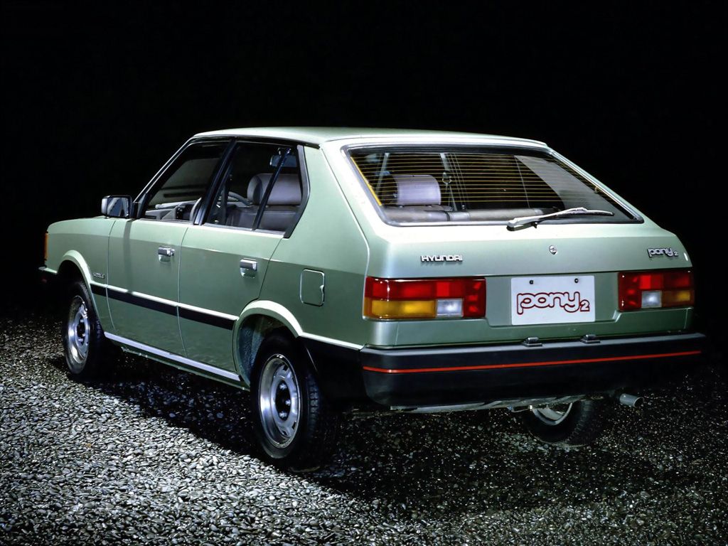Hyundai Pony 1982. Carrosserie, extérieur. Hatchback 5-portes, 2 génération