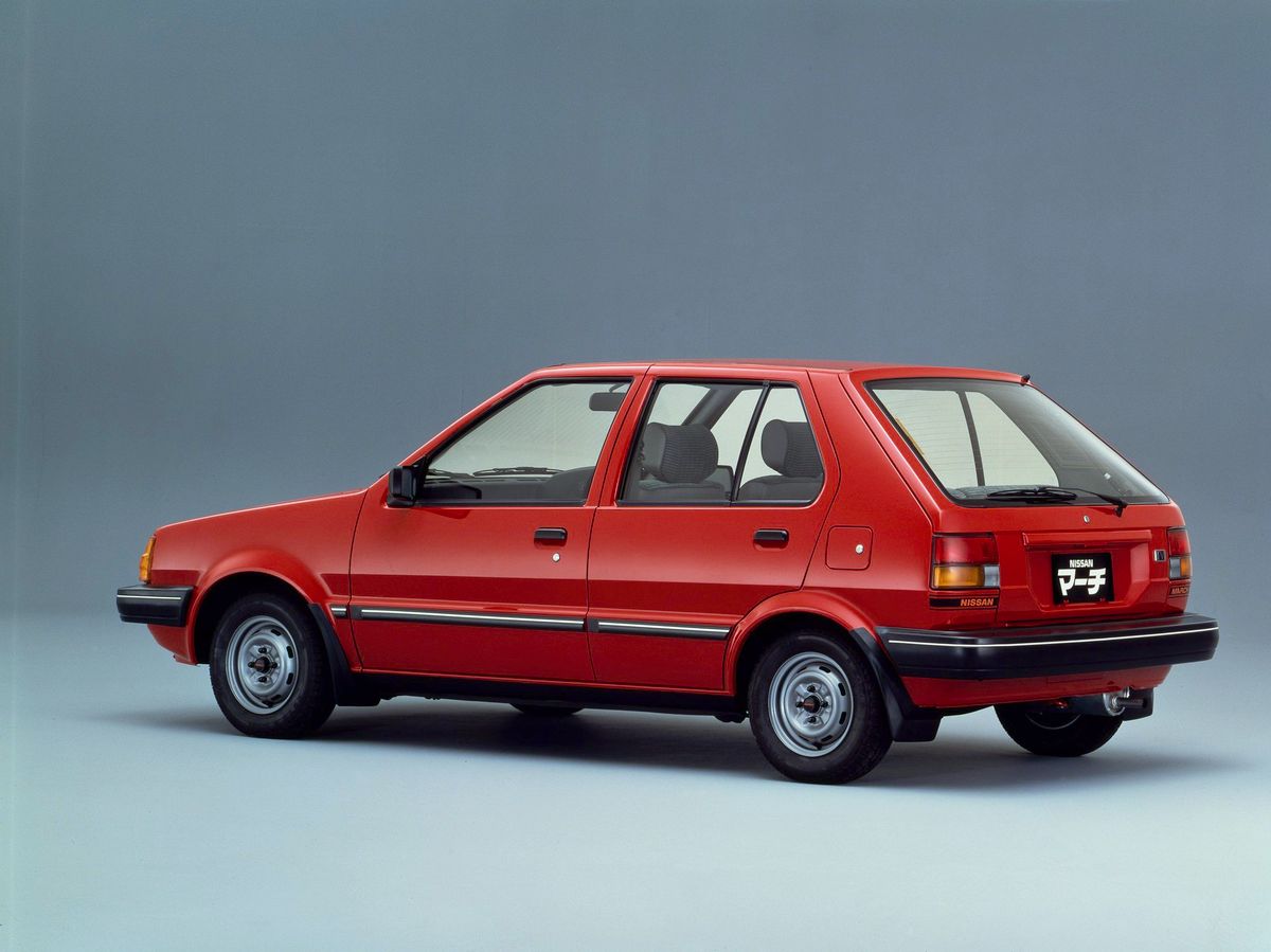 Nissan March 1982. Carrosserie, extérieur. Mini 5-portes, 1 génération