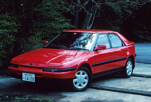 Mazda Familia 1989. Carrosserie, extérieur. Hatchback 5-portes, 7 génération