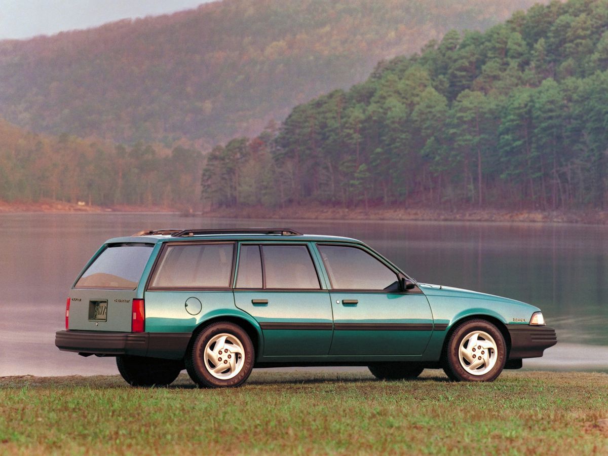 Chevrolet Cavalier 1988. Carrosserie, extérieur. Break 5-portes, 2 génération