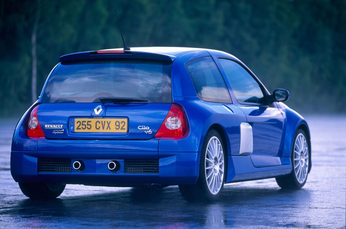 רנו קליו V6 2003. מרכב, צורה. האצ'בק 3 דלתות, 1 דור