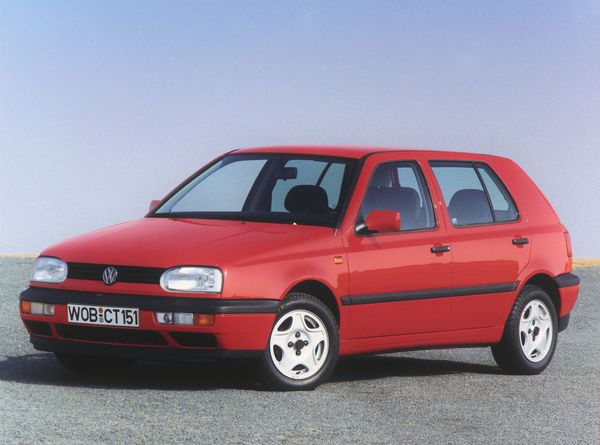 Volkswagen Golf 1991. Carrosserie, extérieur. Hatchback 5-portes, 3 génération