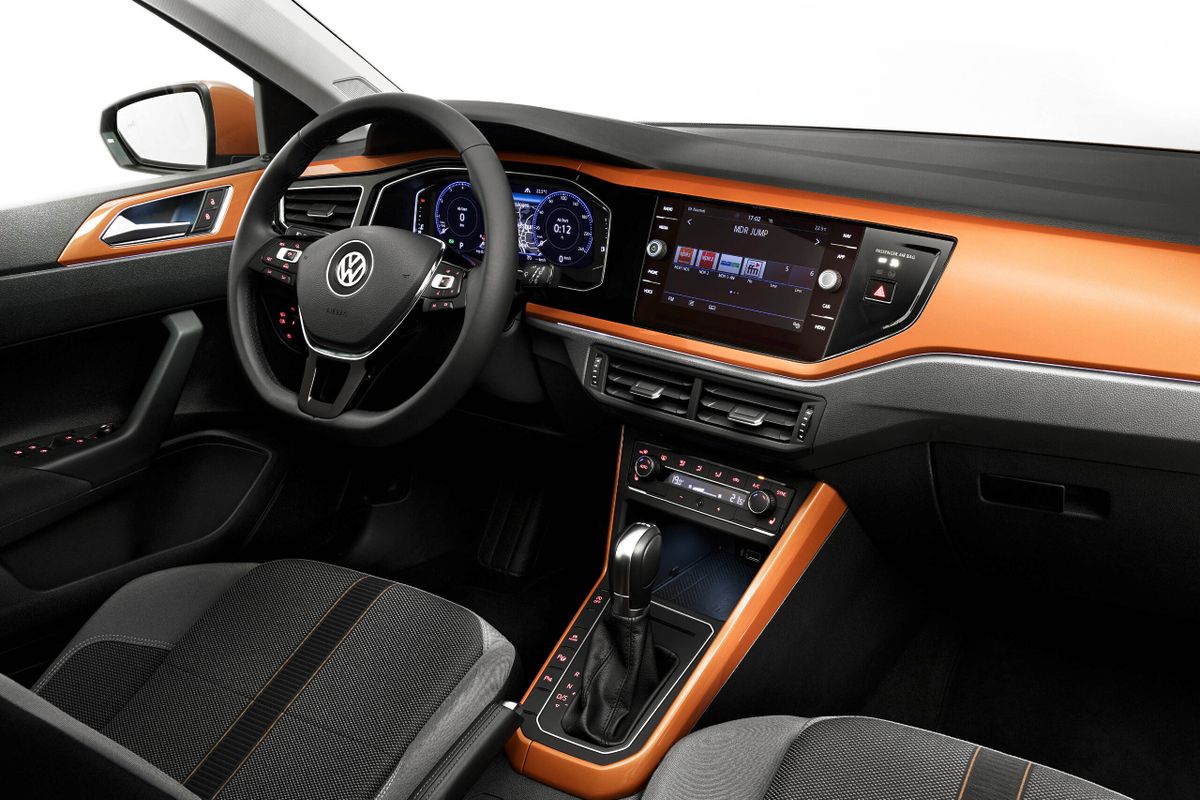 Volkswagen Polo 2017. Front seats. Mini 5-doors, 6 generation